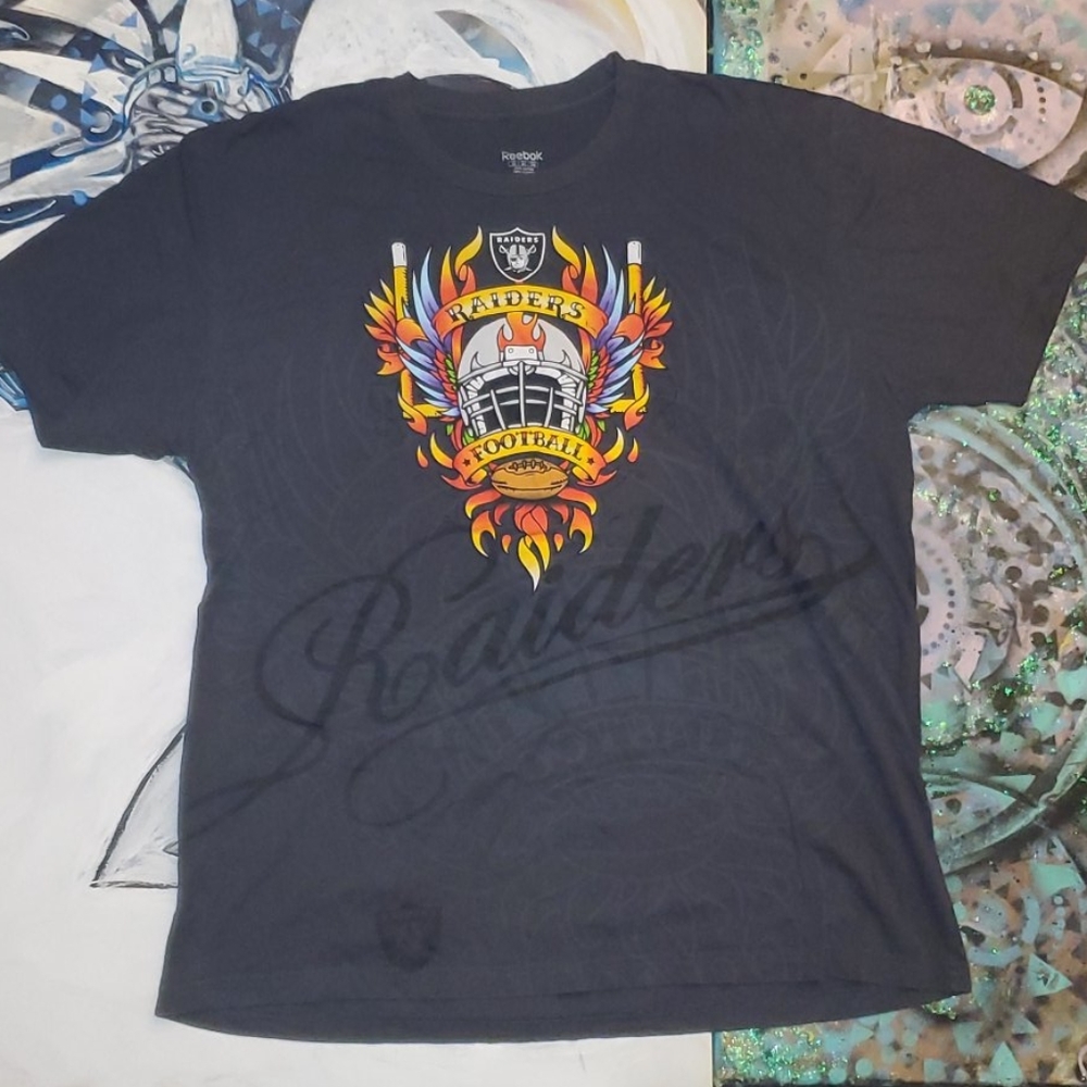 Reebok LA Raiders NFL graphic tee